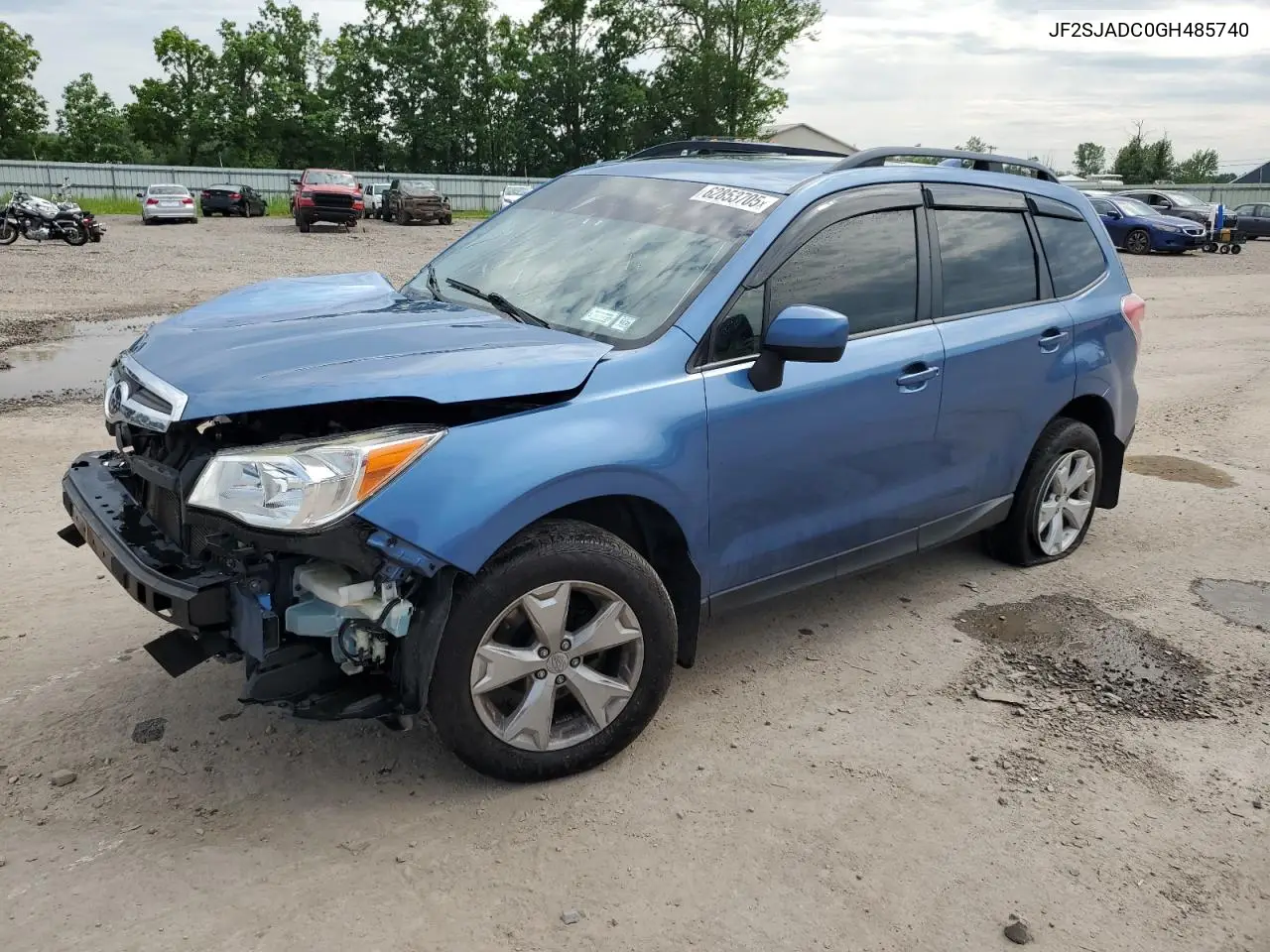 2016 Subaru Forester 2.5I Premium VIN: JF2SJADC0GH485740 Lot: 62853705