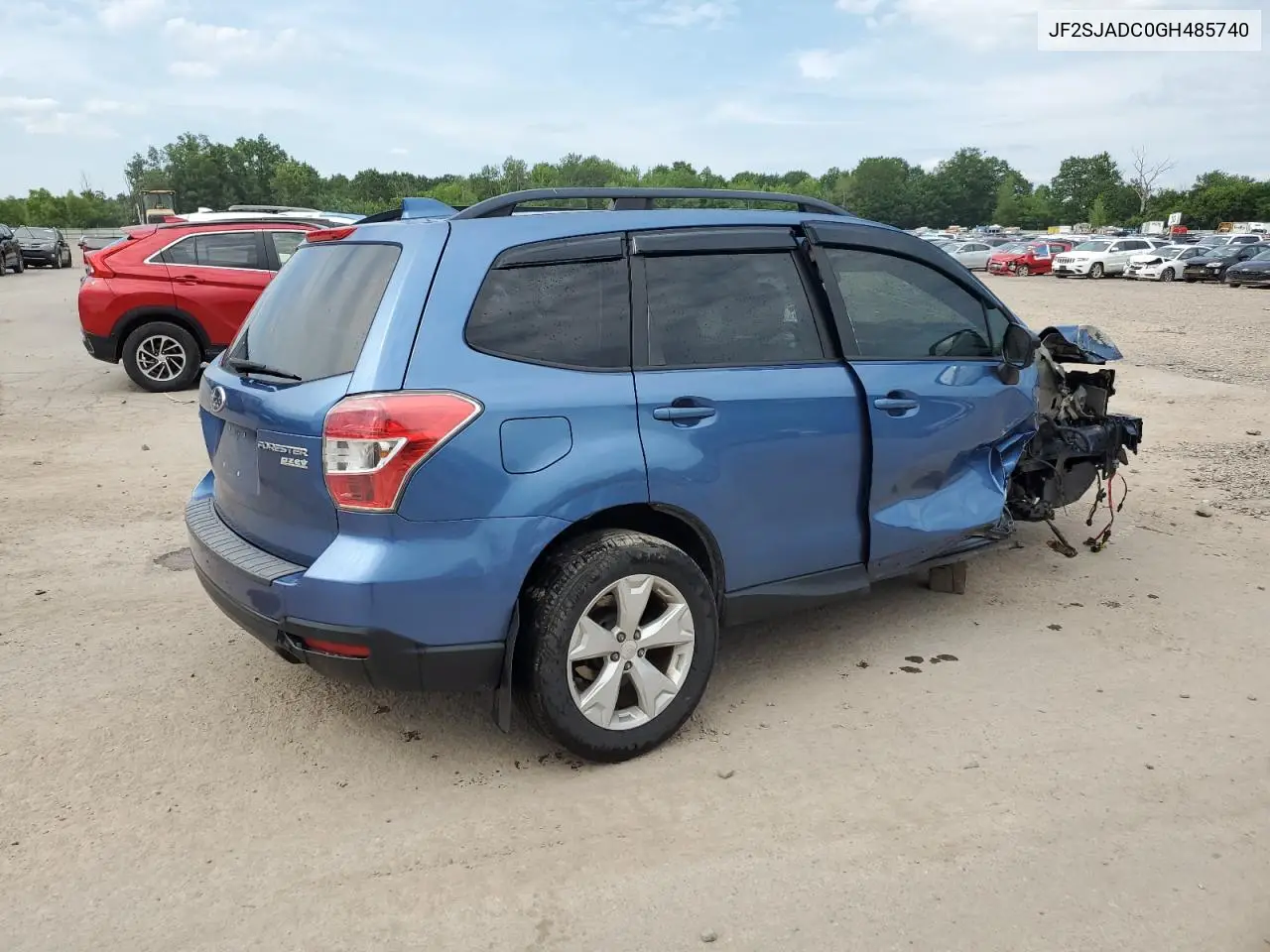 2016 Subaru Forester 2.5I Premium VIN: JF2SJADC0GH485740 Lot: 62853705