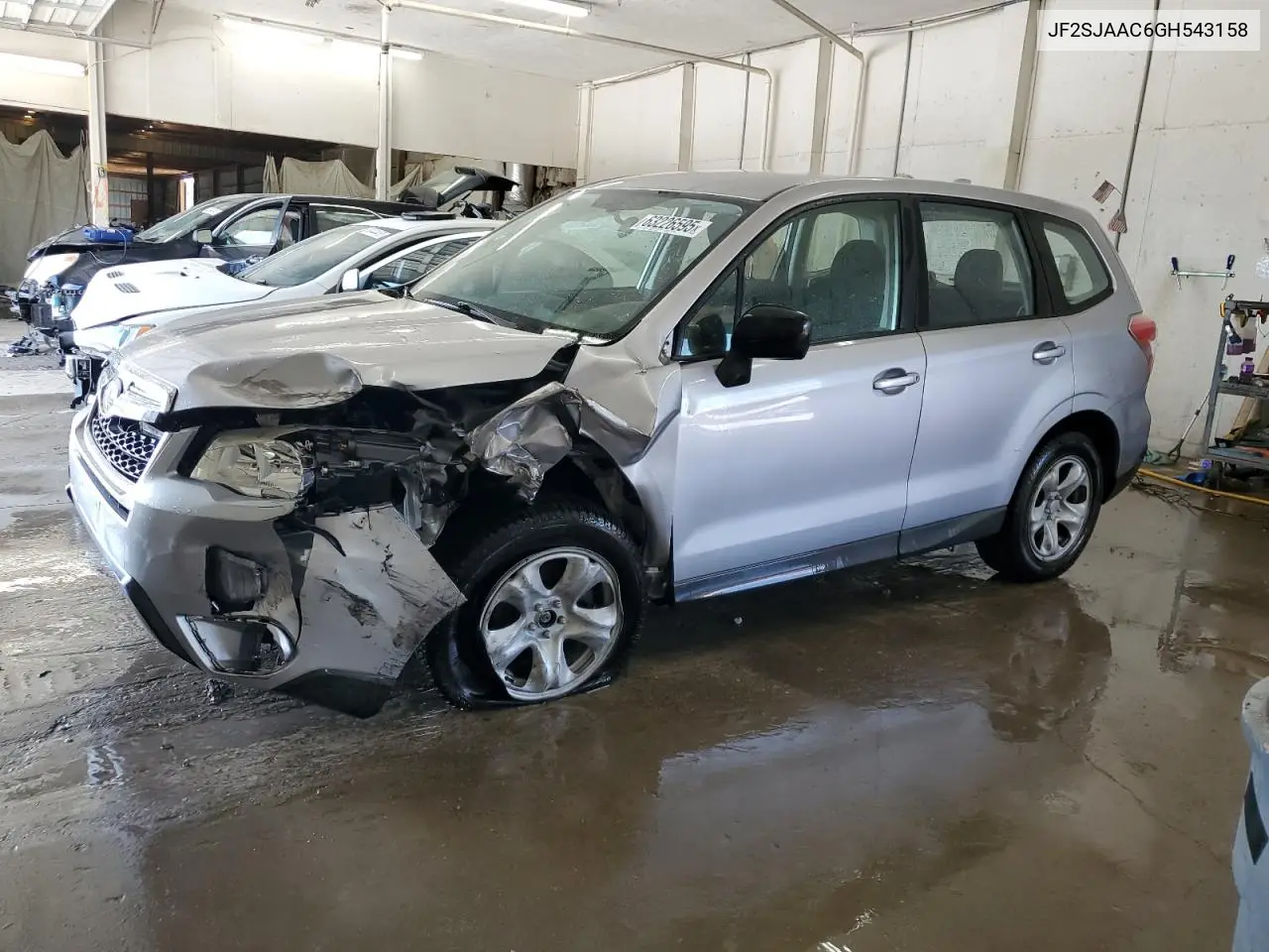 2016 Subaru Forester 2.5I VIN: JF2SJAAC6GH543158 Lot: 63226595