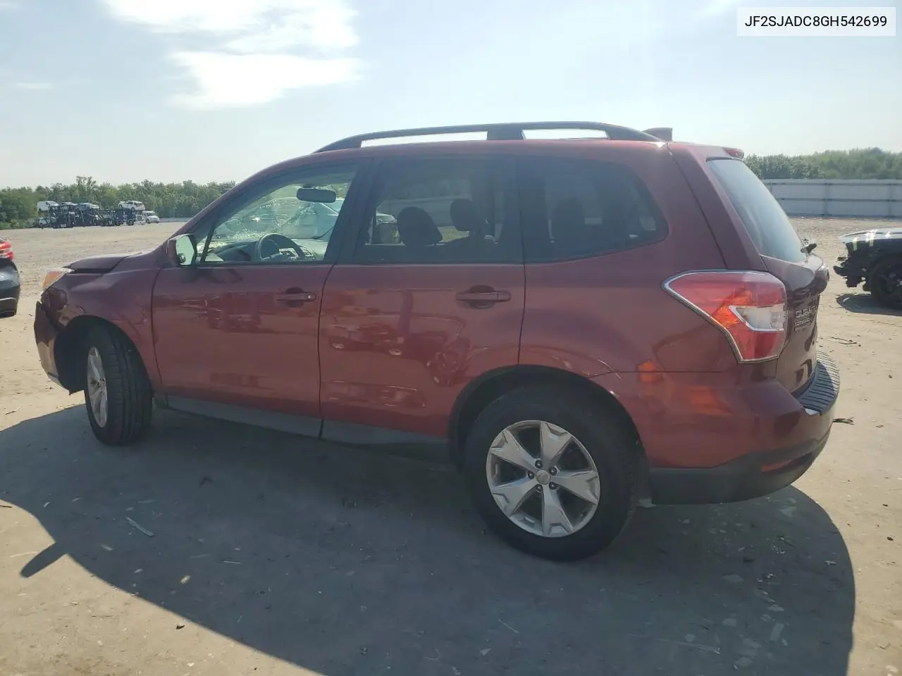 2016 Subaru Forester 2.5I Premium VIN: JF2SJADC8GH542699 Lot: 63393505