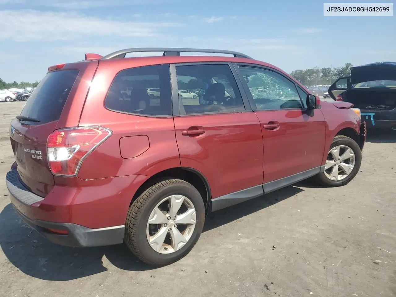 2016 Subaru Forester 2.5I Premium VIN: JF2SJADC8GH542699 Lot: 63393505