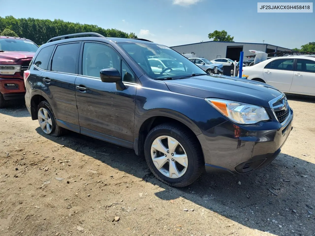 2016 Subaru Forester 2.5I Limited VIN: JF2SJAKCXGH458418 Lot: 63400625