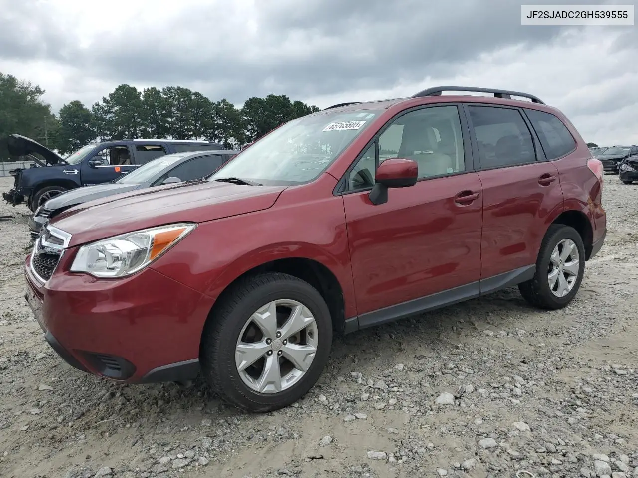 2016 Subaru Forester 2.5I Premium VIN: JF2SJADC2GH539555 Lot: 65765605