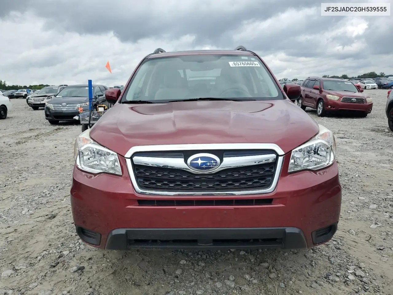 2016 Subaru Forester 2.5I Premium VIN: JF2SJADC2GH539555 Lot: 65765605