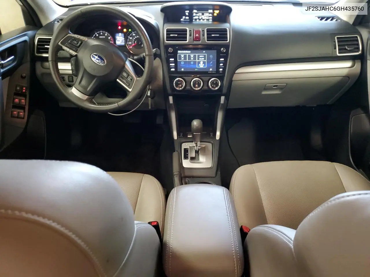 2016 Subaru Forester 2.5I Limited VIN: JF2SJAHC6GH435760 Lot: 66052265