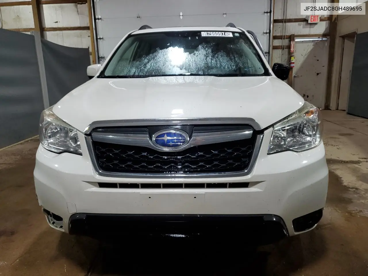 2016 Subaru Forester 2.5I Premium VIN: JF2SJADC8GH489695 Lot: 67665974