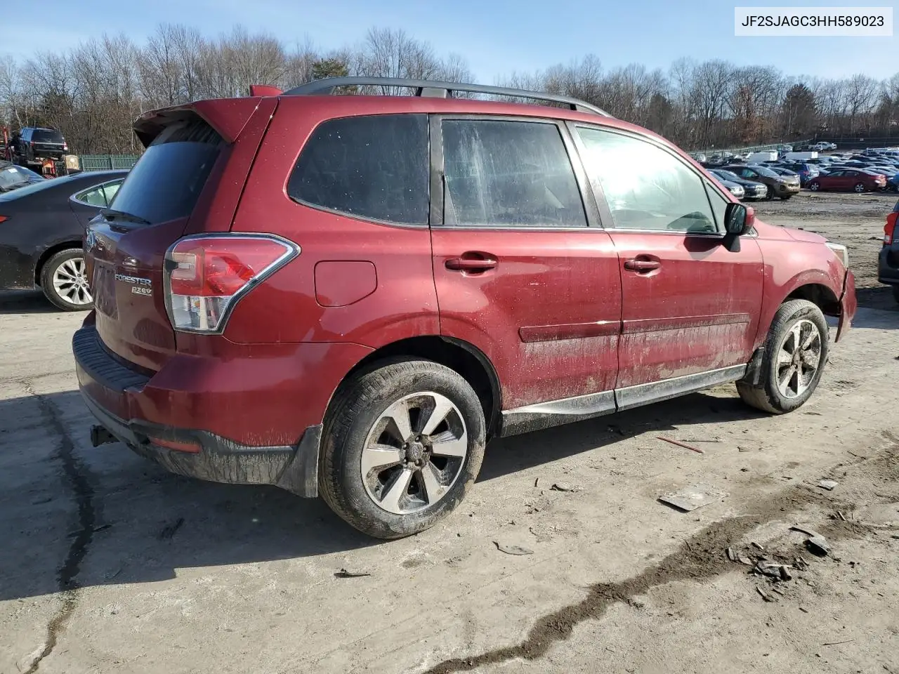 2017 Subaru Forester 2.5I Premium VIN: JF2SJAGC3HH589023 Lot: 42752935