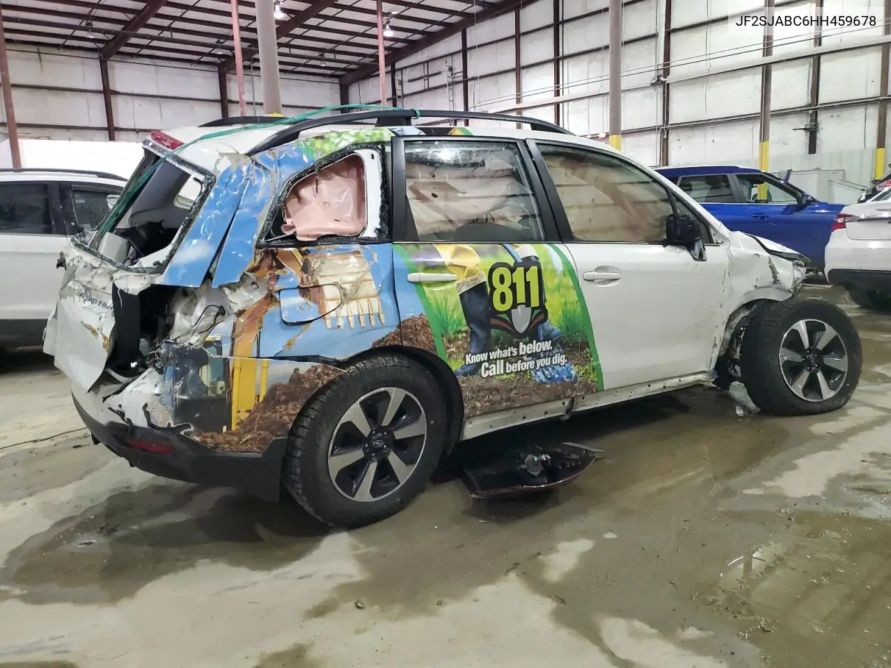 2017 Subaru Forester 2.5I VIN: JF2SJABC6HH459678 Lot: 45702385