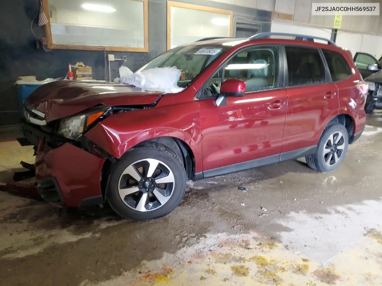 2017 Subaru Forester 2.5I Premium VIN: JF2SJAGC0HH569537 Lot: 45870925