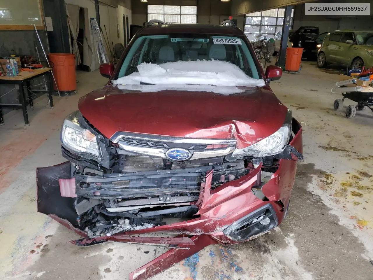 2017 Subaru Forester 2.5I Premium VIN: JF2SJAGC0HH569537 Lot: 45870925