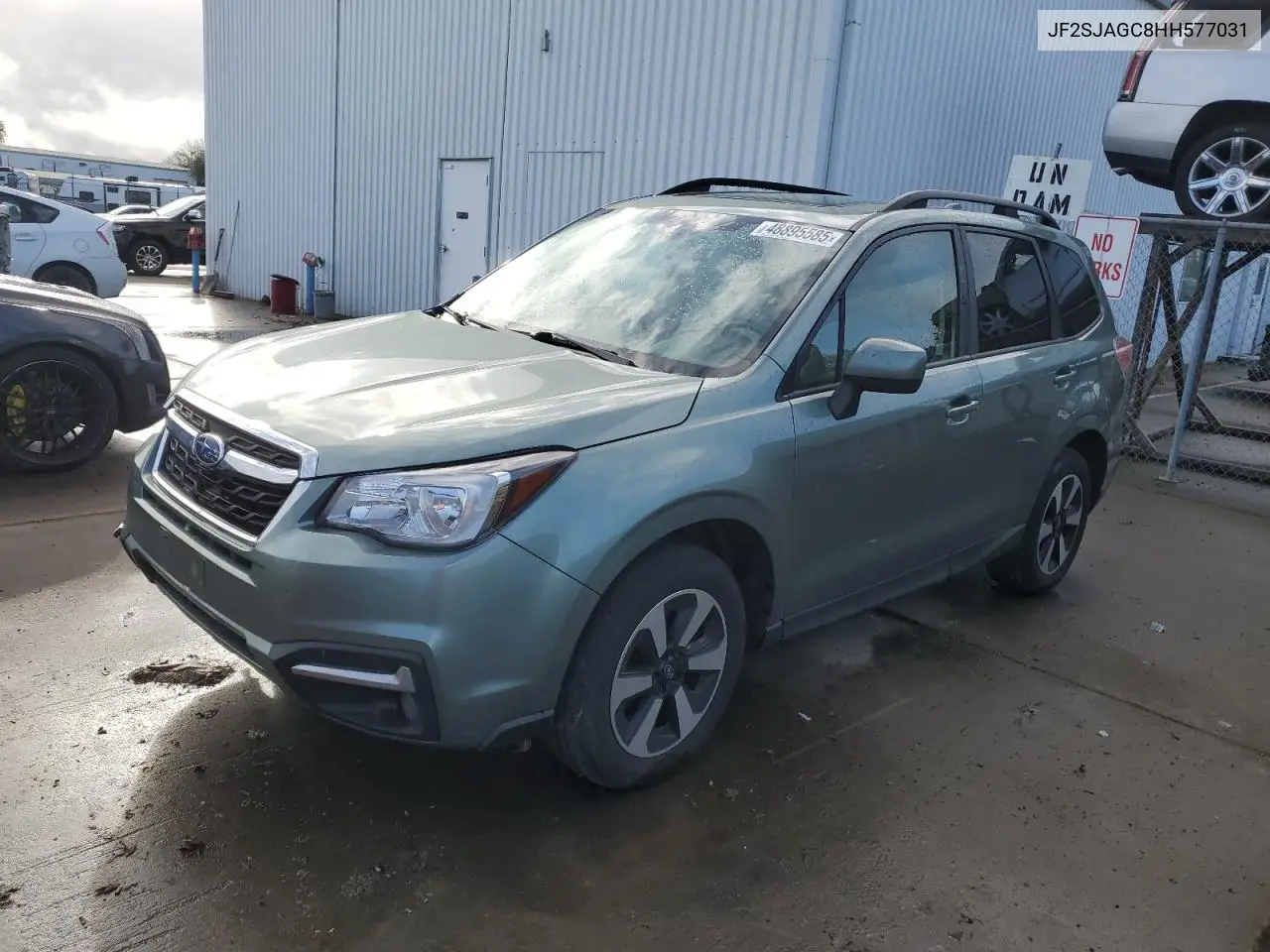 2017 Subaru Forester 2.5I Premium VIN: JF2SJAGC8HH577031 Lot: 48895585