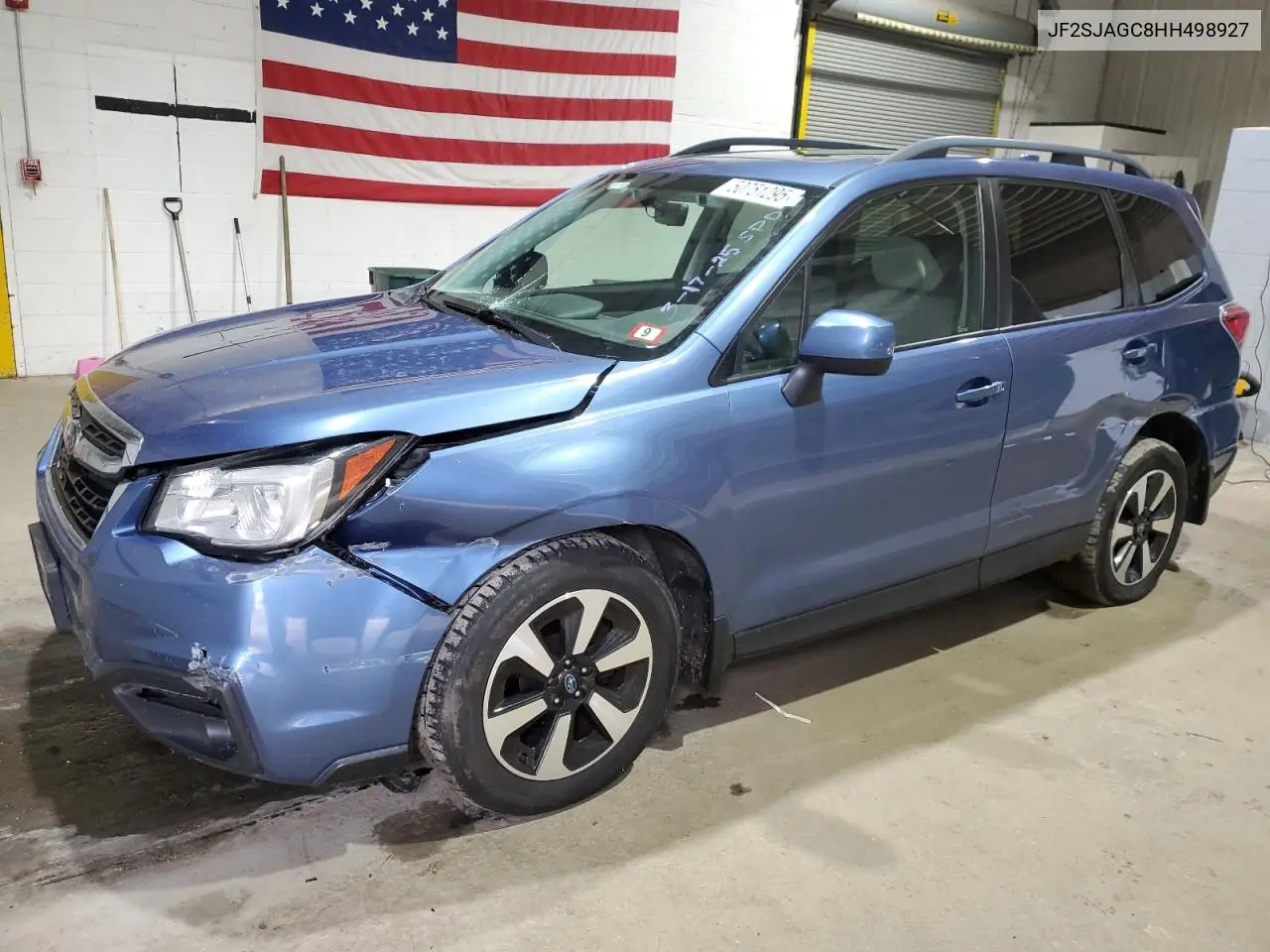 2017 Subaru Forester 2.5I Premium VIN: JF2SJAGC8HH498927 Lot: 50751295