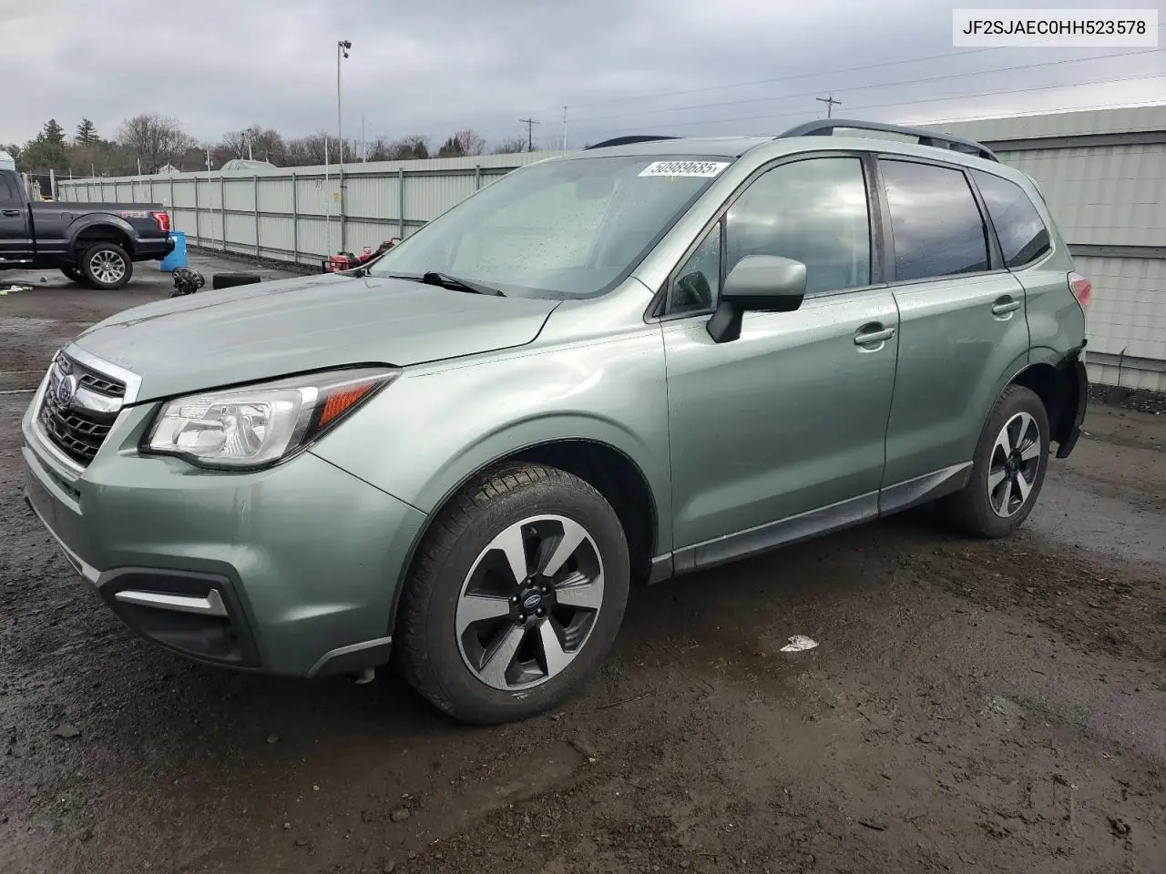 2017 Subaru Forester 2.5I Premium VIN: JF2SJAEC0HH523578 Lot: 50989685