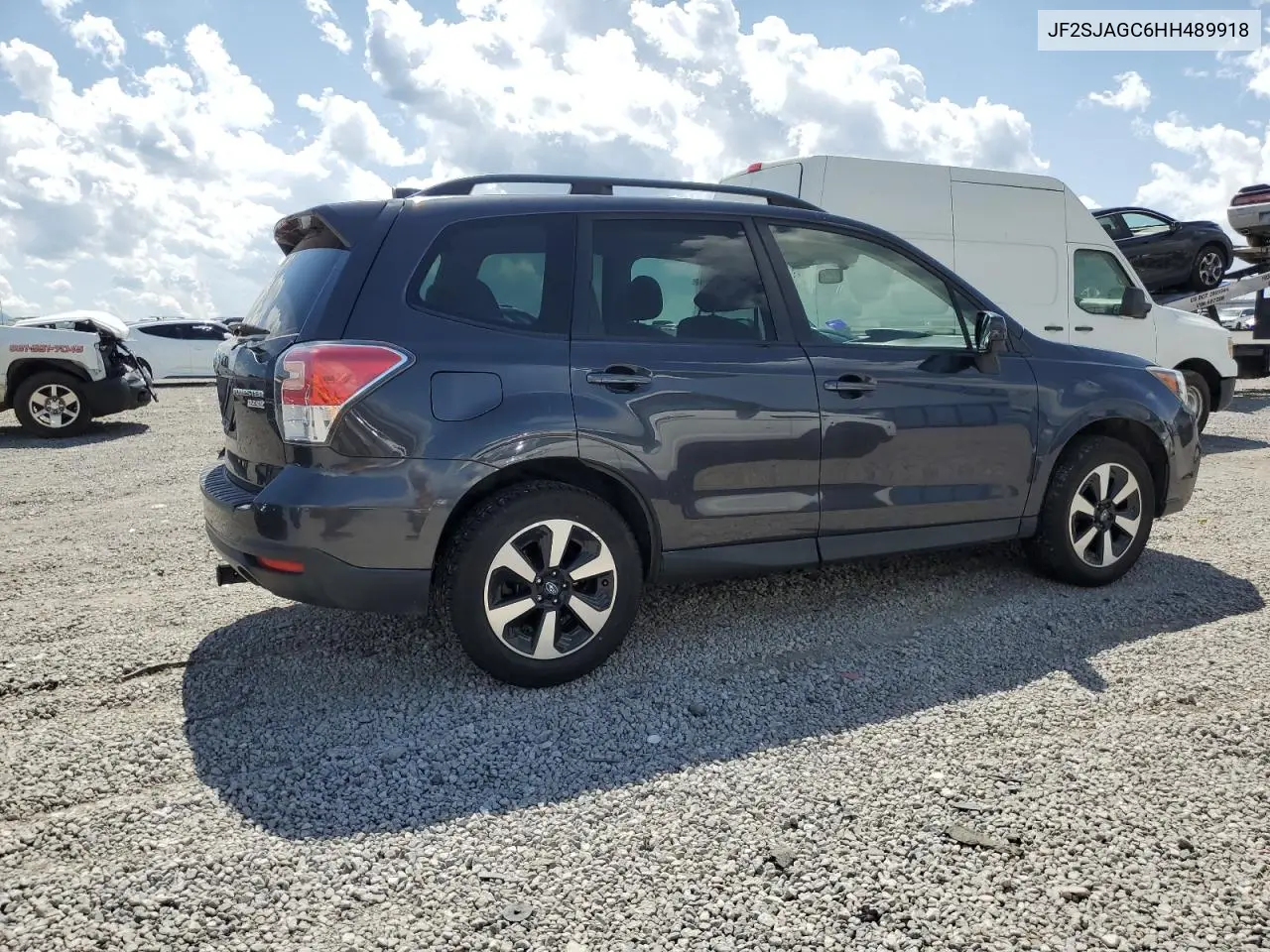 2017 Subaru Forester 2.5I Premium VIN: JF2SJAGC6HH489918 Lot: 52016415
