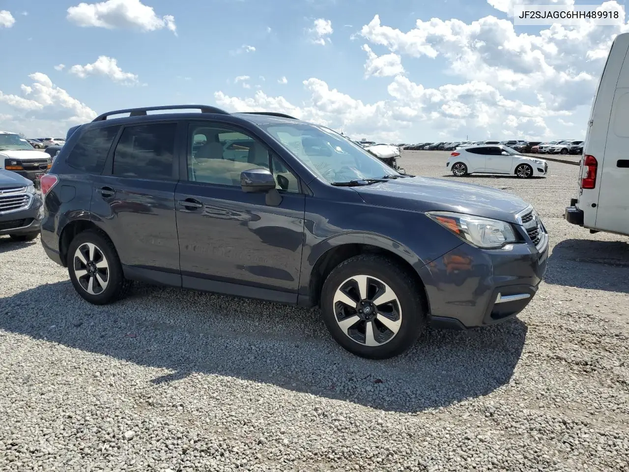 2017 Subaru Forester 2.5I Premium VIN: JF2SJAGC6HH489918 Lot: 52016415