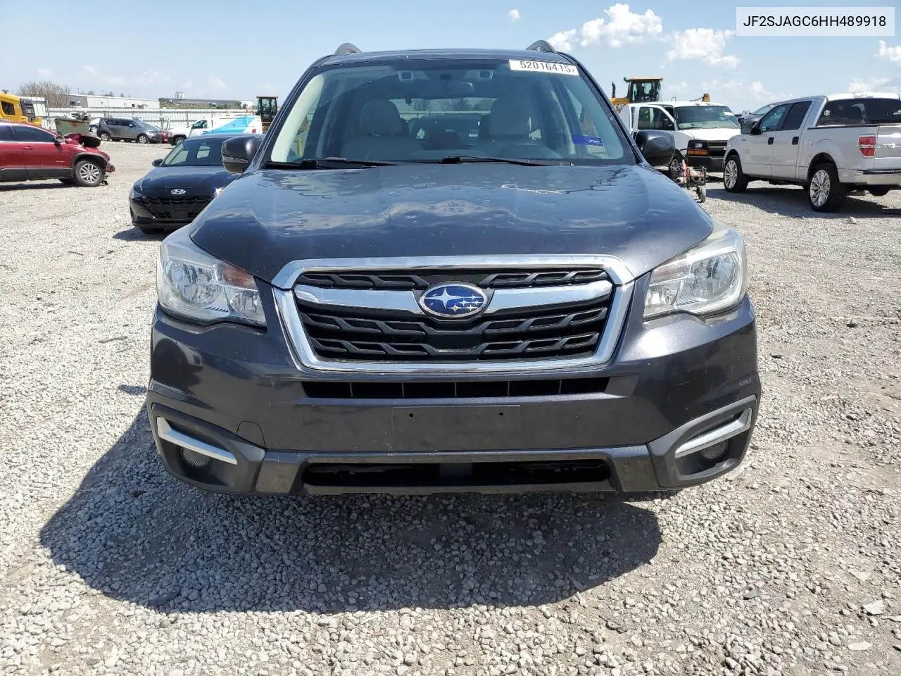 2017 Subaru Forester 2.5I Premium VIN: JF2SJAGC6HH489918 Lot: 52016415