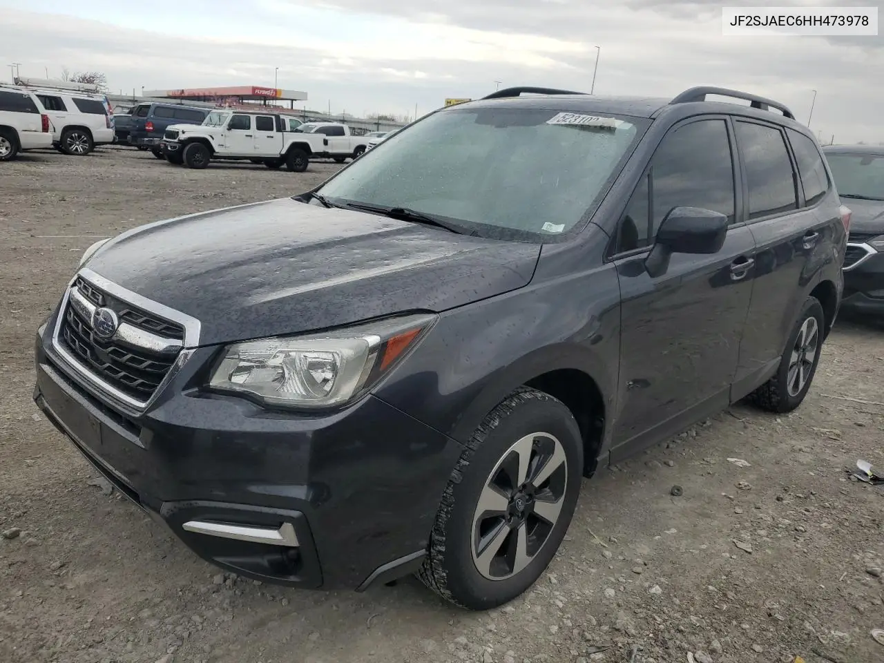 2017 Subaru Forester 2.5I Premium VIN: JF2SJAEC6HH473978 Lot: 52310215