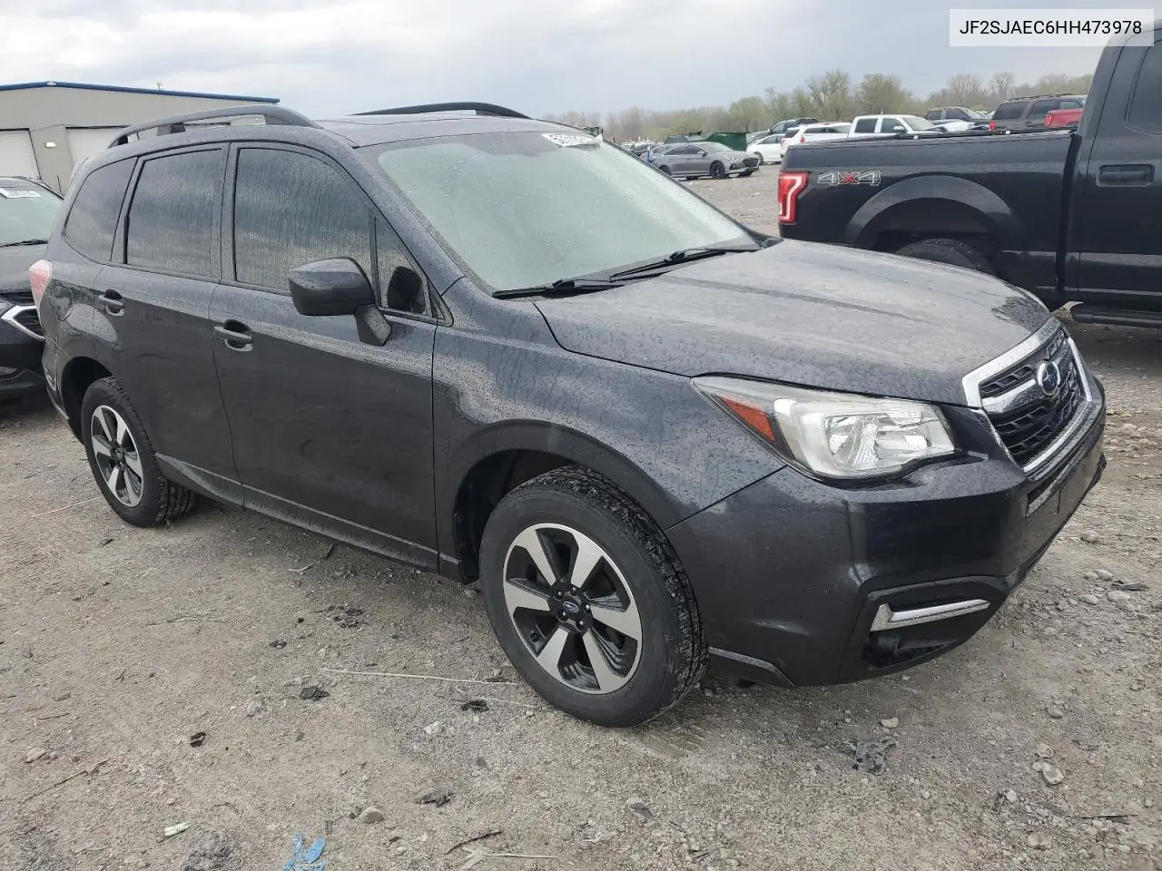2017 Subaru Forester 2.5I Premium VIN: JF2SJAEC6HH473978 Lot: 52310215