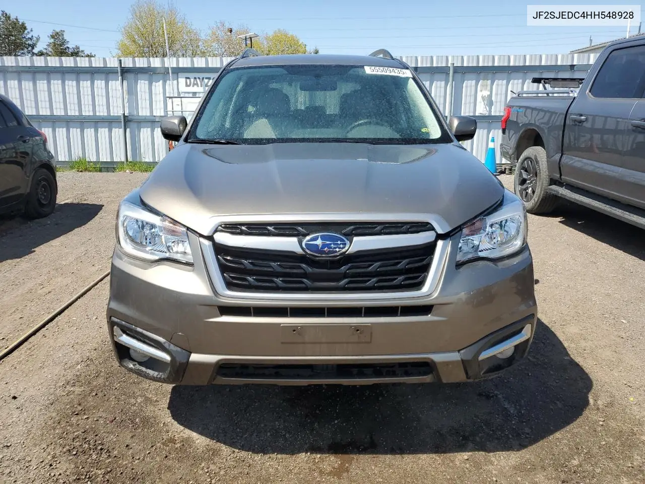 2017 Subaru Forester 2.5I Premium VIN: JF2SJEDC4HH548928 Lot: 55509435