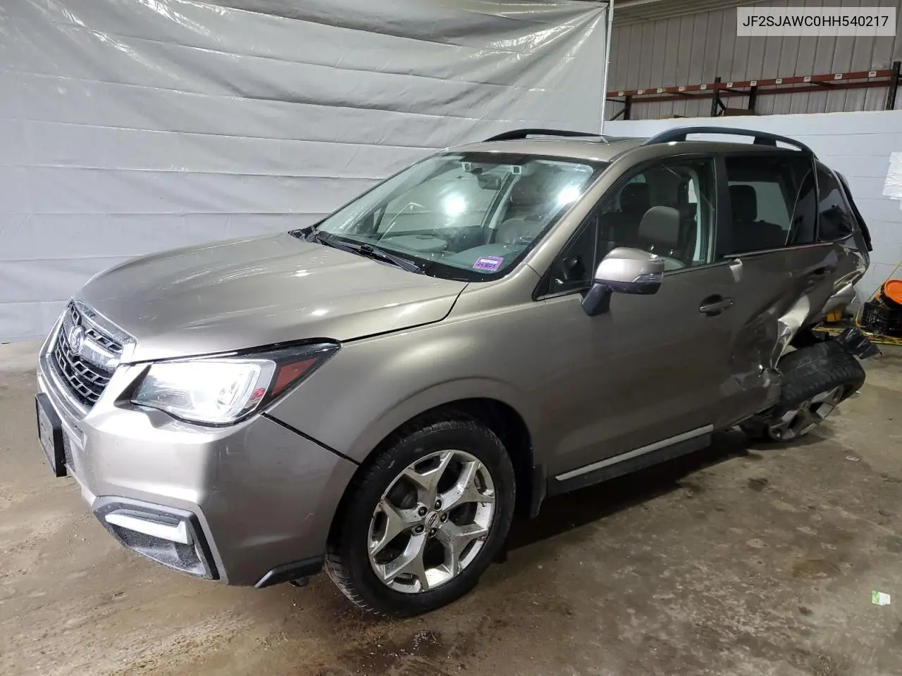 2017 Subaru Forester 2.5I Touring VIN: JF2SJAWC0HH540217 Lot: 55549155