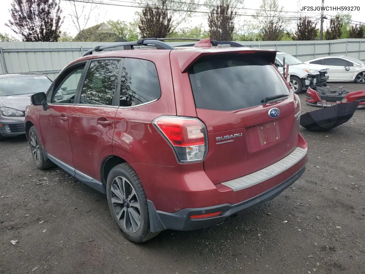 2017 Subaru Forester 2.0Xt Touring VIN: JF2SJGWC1HH593270 Lot: 55989735