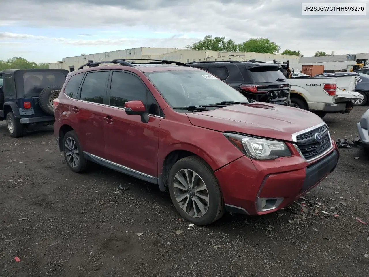 2017 Subaru Forester 2.0Xt Touring VIN: JF2SJGWC1HH593270 Lot: 55989735