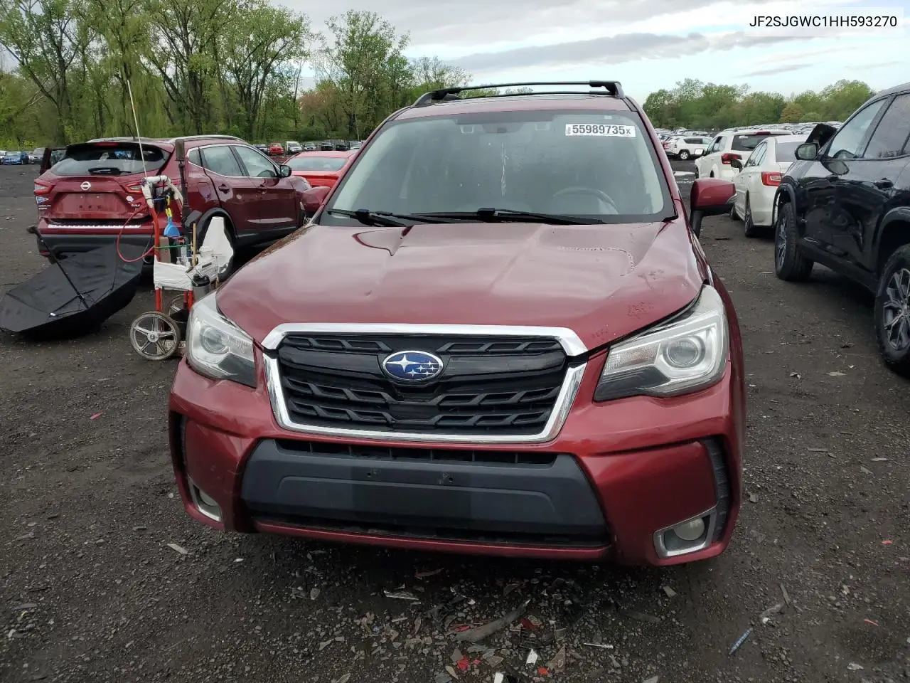 2017 Subaru Forester 2.0Xt Touring VIN: JF2SJGWC1HH593270 Lot: 55989735