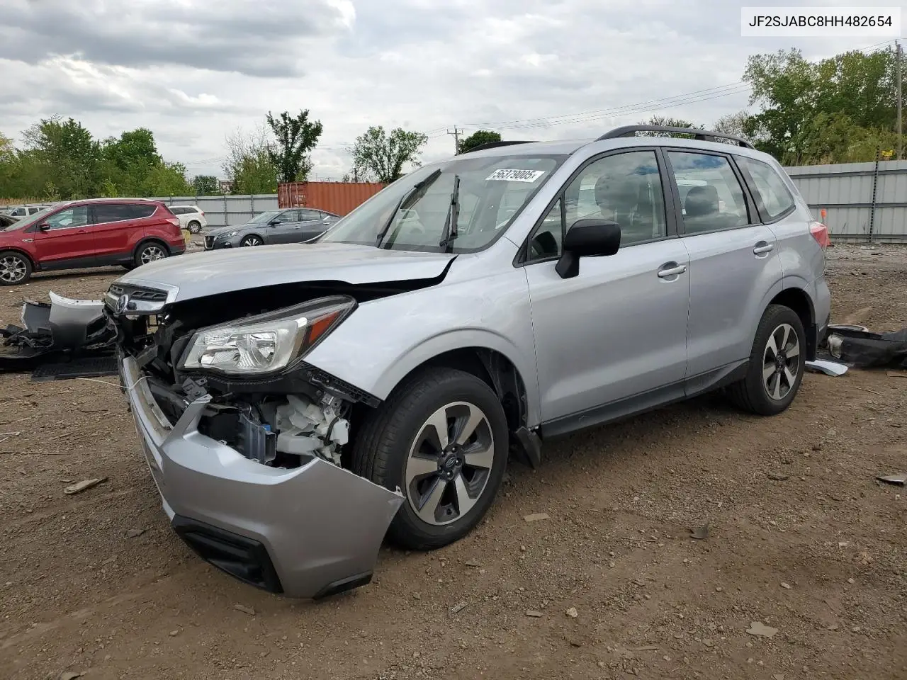 2017 Subaru Forester 2.5I VIN: JF2SJABC8HH482654 Lot: 56379005
