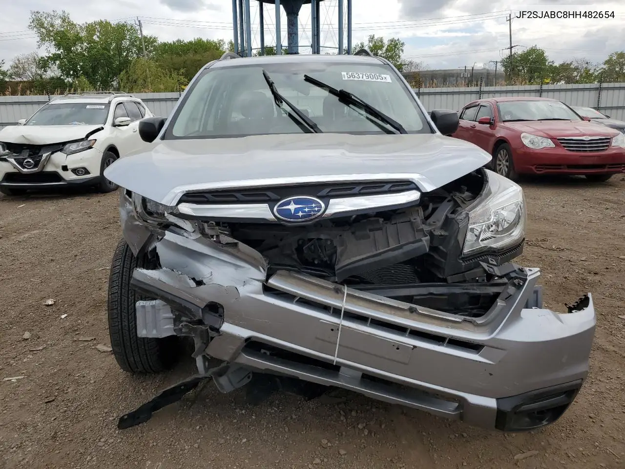 2017 Subaru Forester 2.5I VIN: JF2SJABC8HH482654 Lot: 56379005