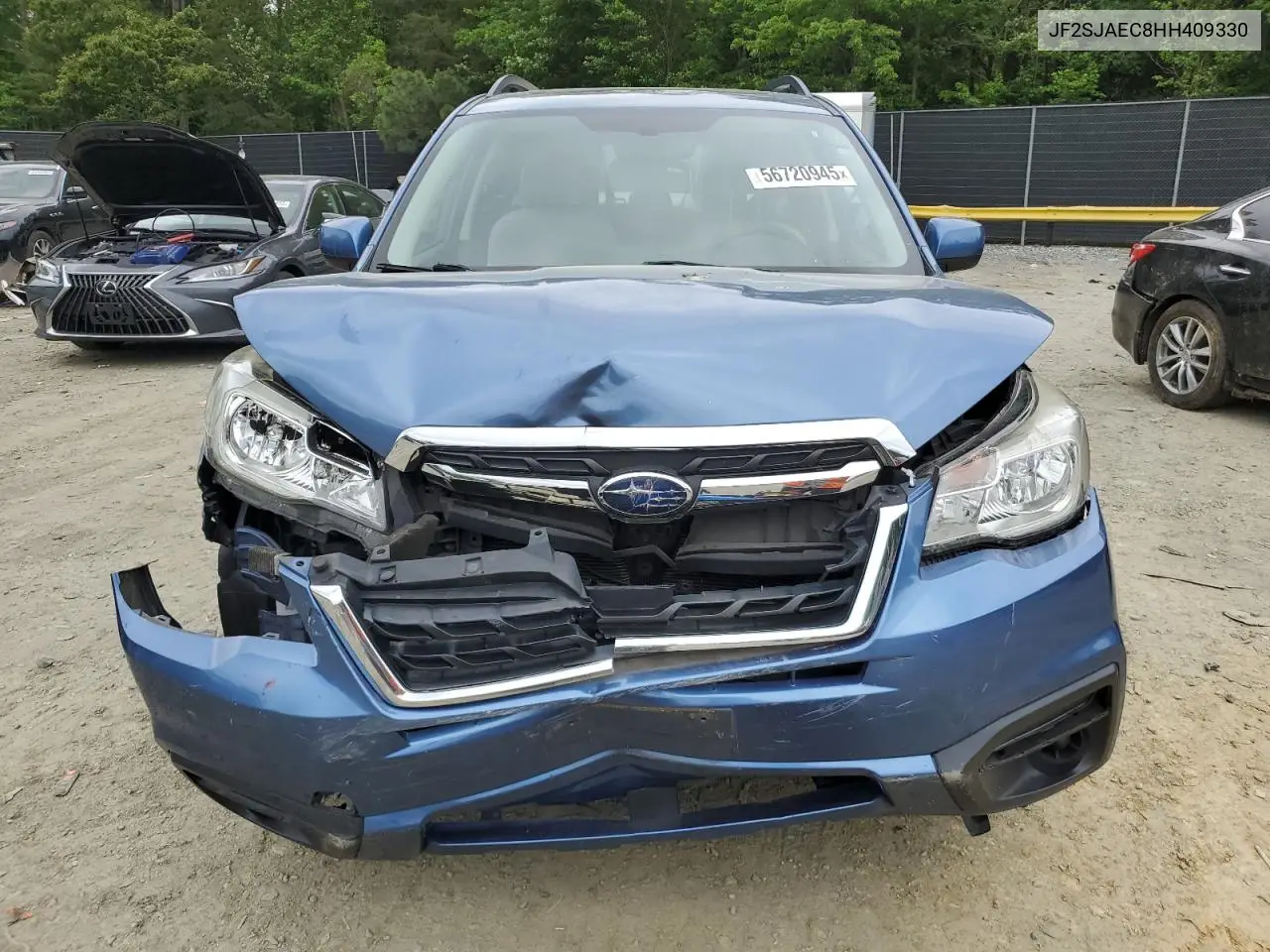2017 Subaru Forester 2.5I Premium VIN: JF2SJAEC8HH409330 Lot: 56720945