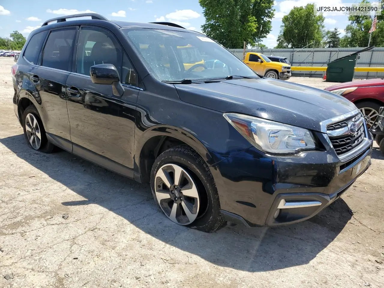 2017 Subaru Forester 2.5I Limited VIN: JF2SJAJC9HH421590 Lot: 59220015