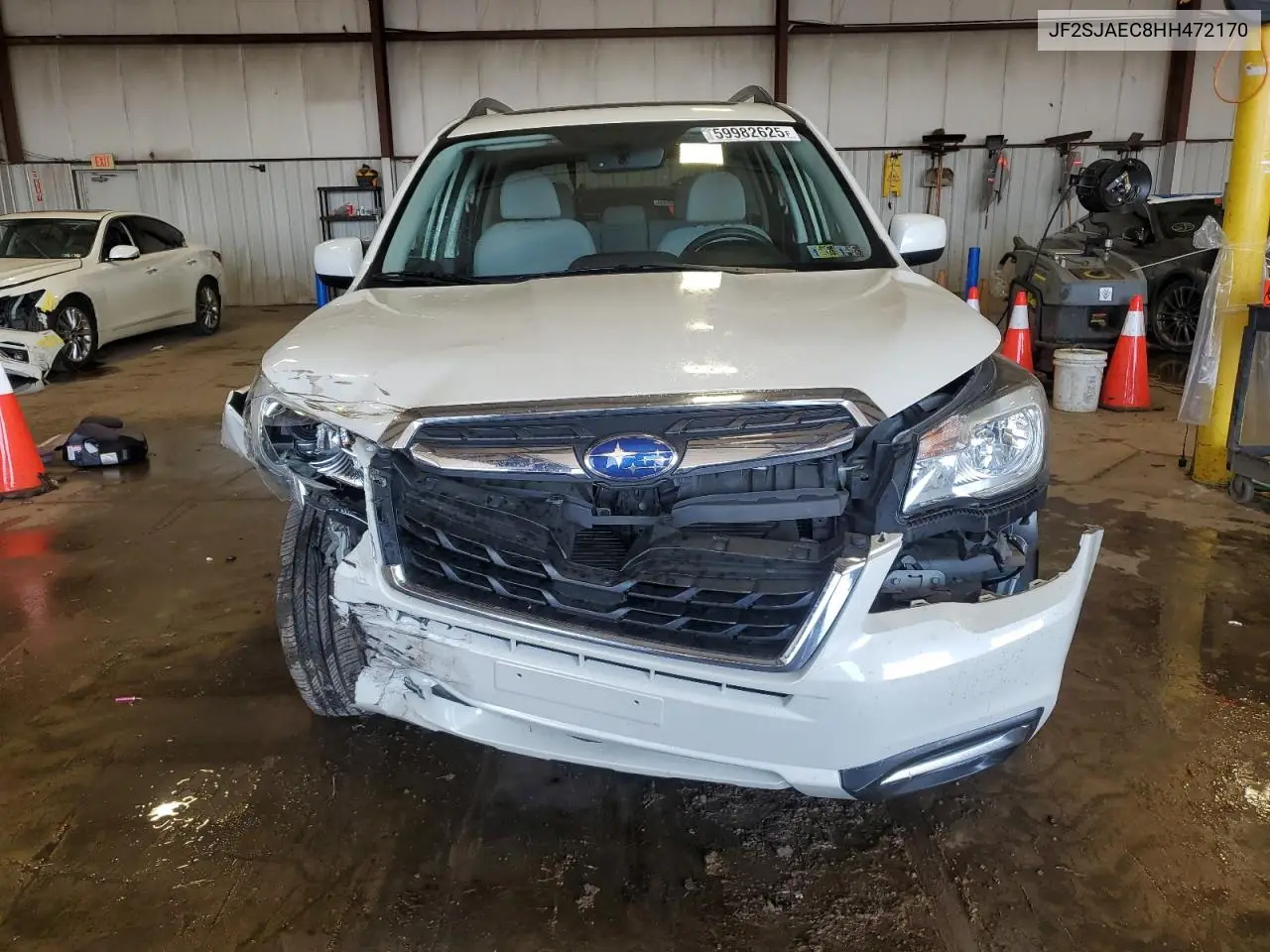 2017 Subaru Forester 2.5I Premium VIN: JF2SJAEC8HH472170 Lot: 59982625