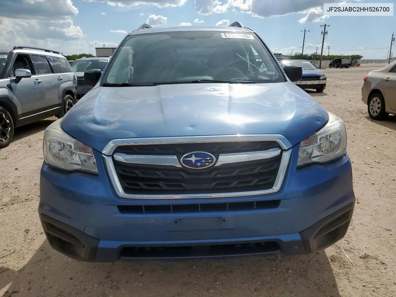 2017 Subaru Forester 2.5I VIN: JF2SJABC2HH526700 Lot: 61456545