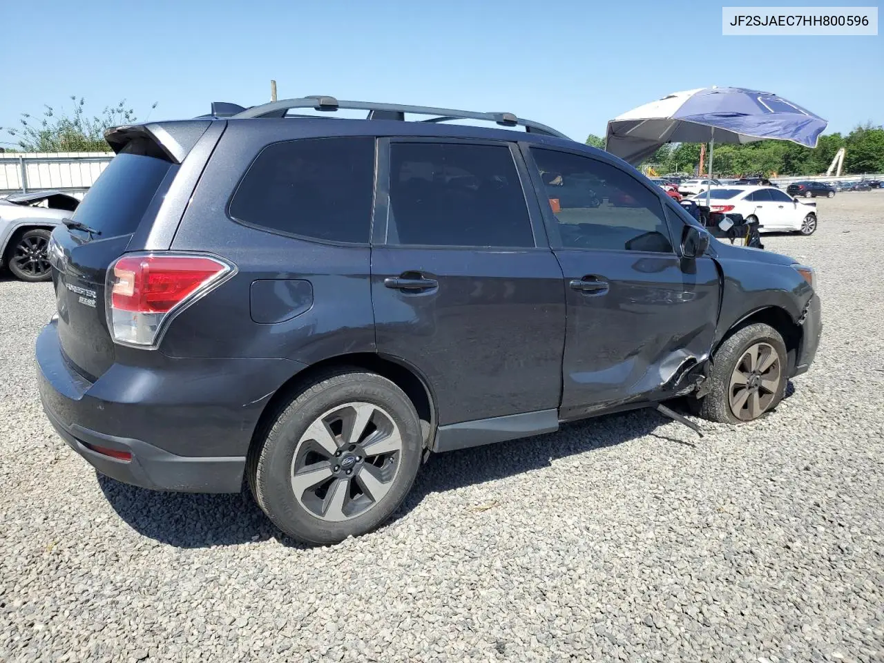 2017 Subaru Forester 2.5I Premium VIN: JF2SJAEC7HH800596 Lot: 61603875