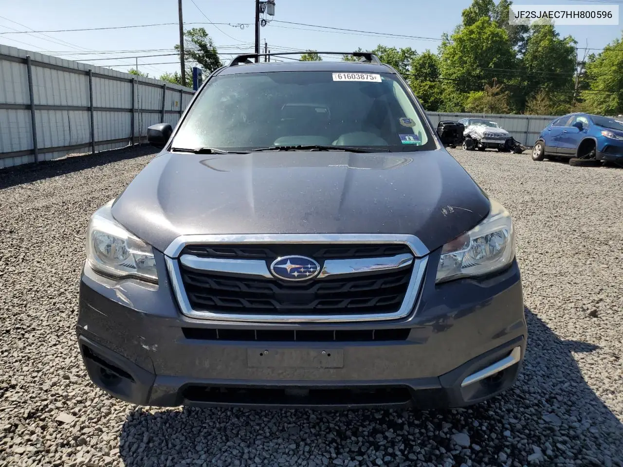 2017 Subaru Forester 2.5I Premium VIN: JF2SJAEC7HH800596 Lot: 61603875