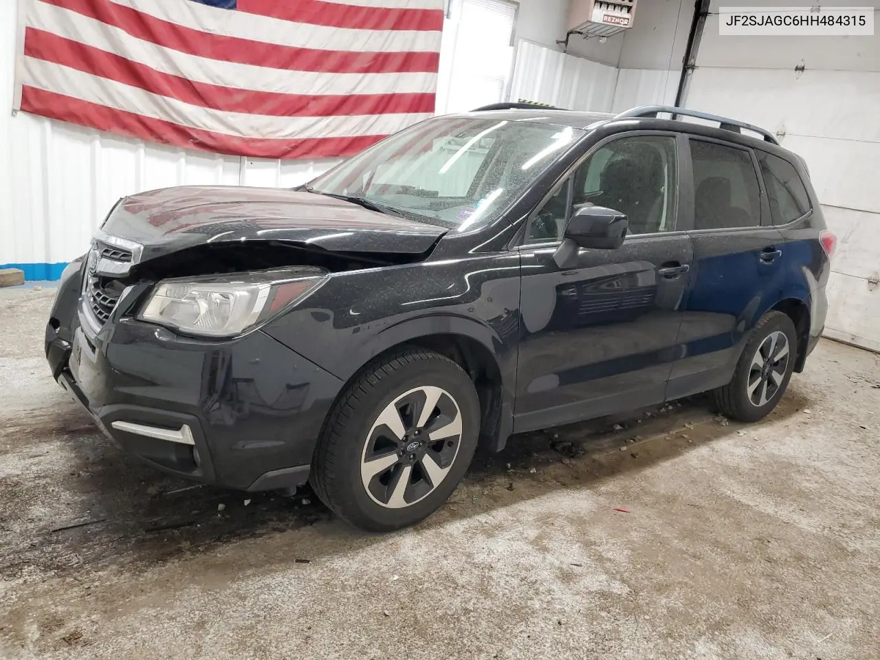 2017 Subaru Forester 2.5I Premium VIN: JF2SJAGC6HH484315 Lot: 61764555