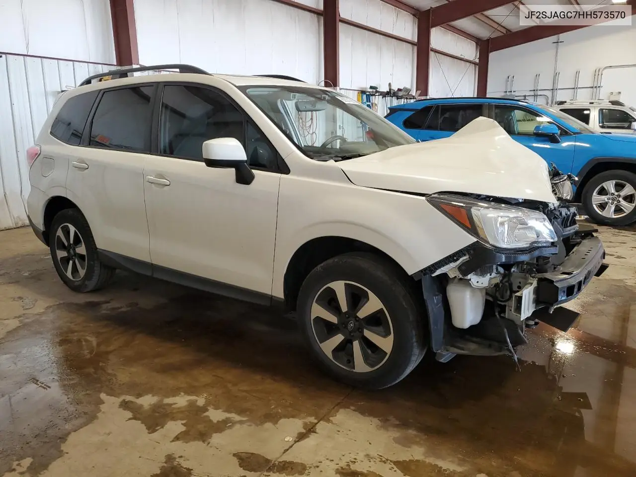2017 Subaru Forester 2.5I Premium VIN: JF2SJAGC7HH573570 Lot: 62081285