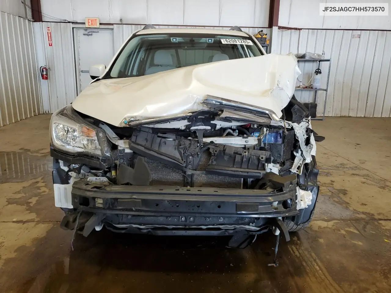 2017 Subaru Forester 2.5I Premium VIN: JF2SJAGC7HH573570 Lot: 62081285