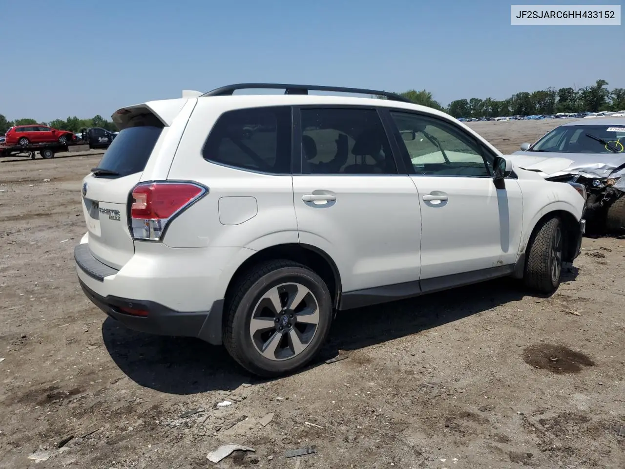 2017 Subaru Forester 2.5I Limited VIN: JF2SJARC6HH433152 Lot: 62202525