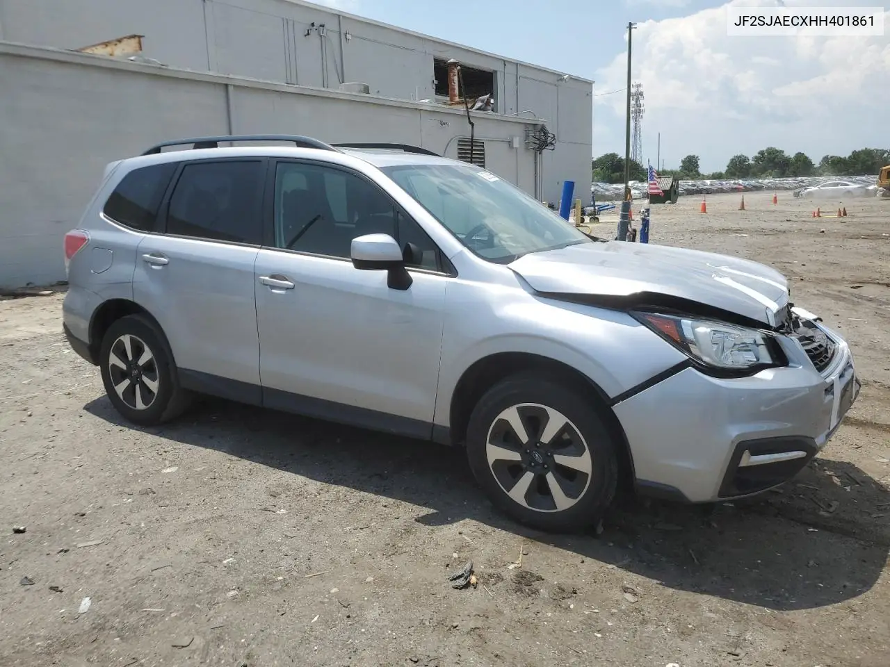 2017 Subaru Forester 2.5I Premium VIN: JF2SJAECXHH401861 Lot: 62258555