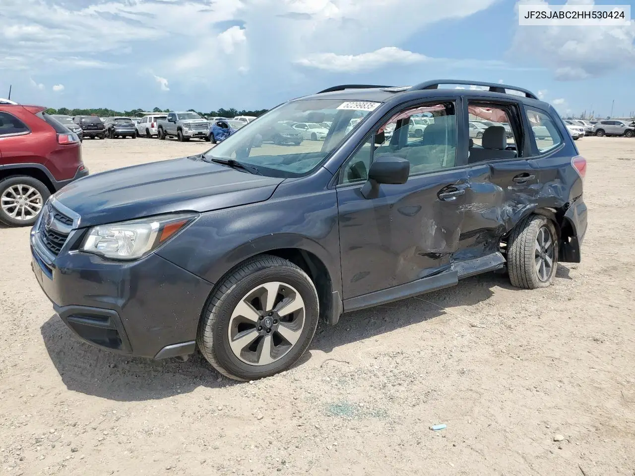 2017 Subaru Forester 2.5I VIN: JF2SJABC2HH530424 Lot: 62299835