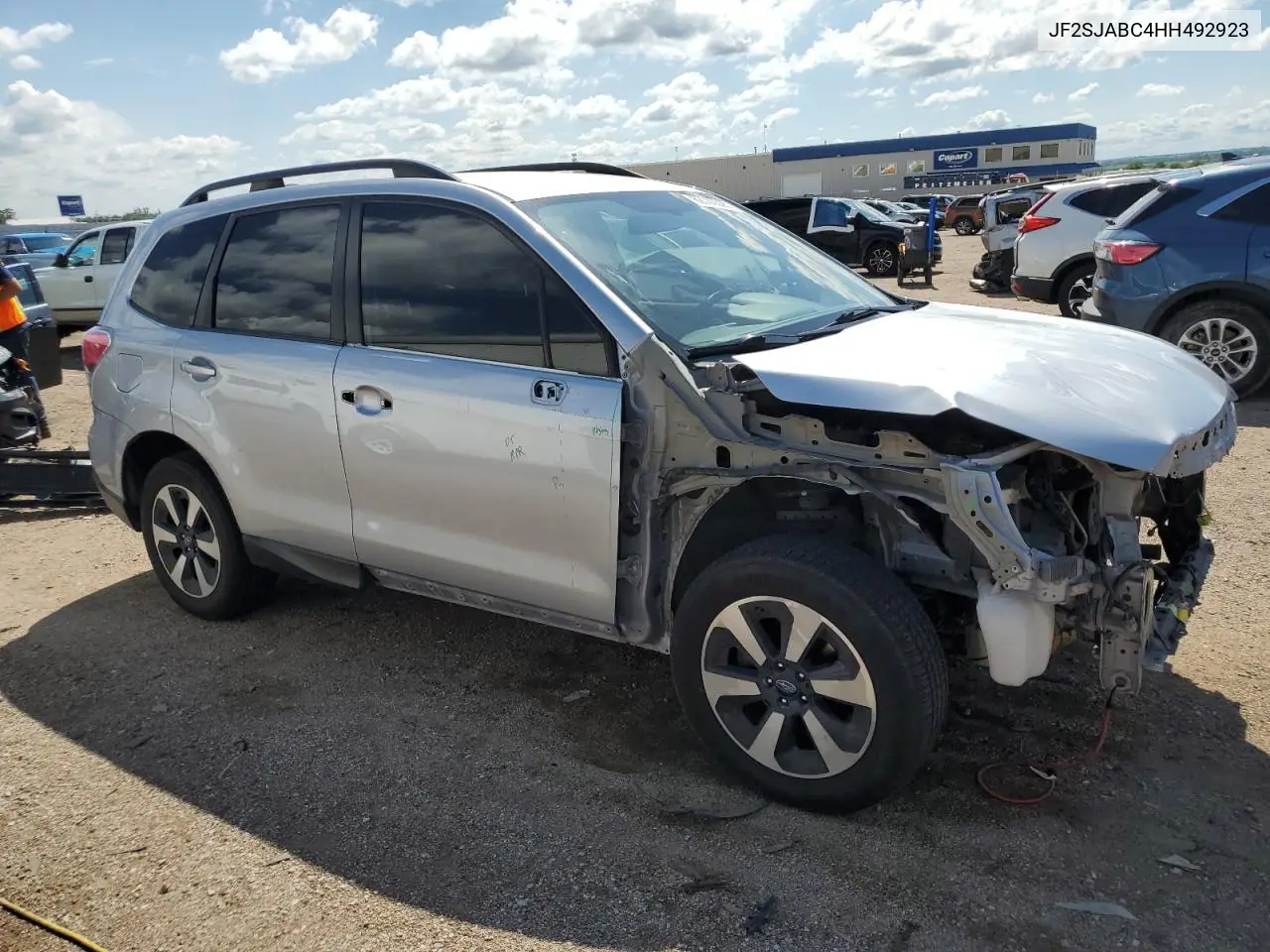 2017 Subaru Forester 2.5I VIN: JF2SJABC4HH492923 Lot: 62360525