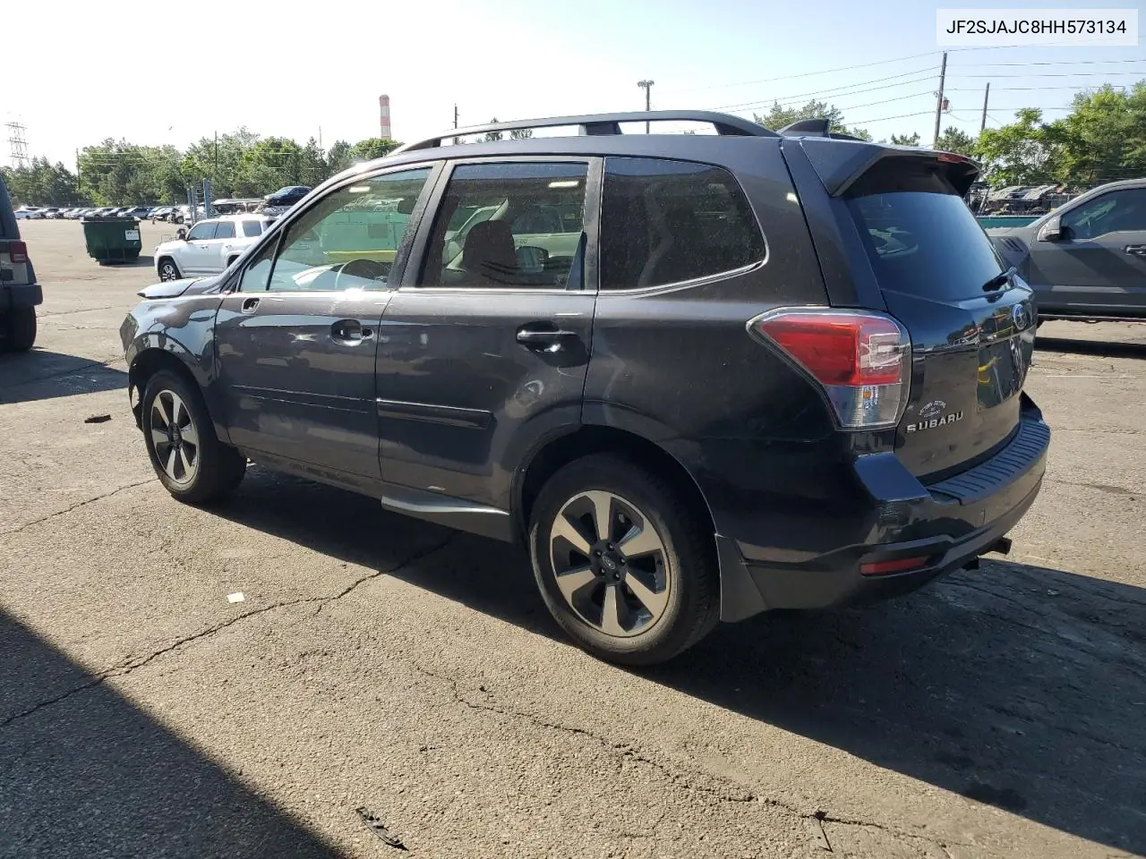 2017 Subaru Forester 2.5I Limited VIN: JF2SJAJC8HH573134 Lot: 62425455
