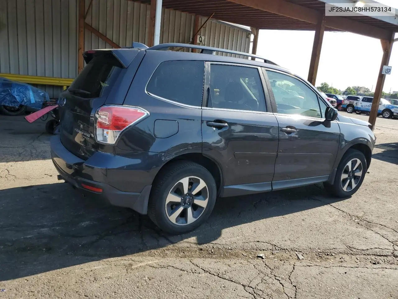2017 Subaru Forester 2.5I Limited VIN: JF2SJAJC8HH573134 Lot: 62425455