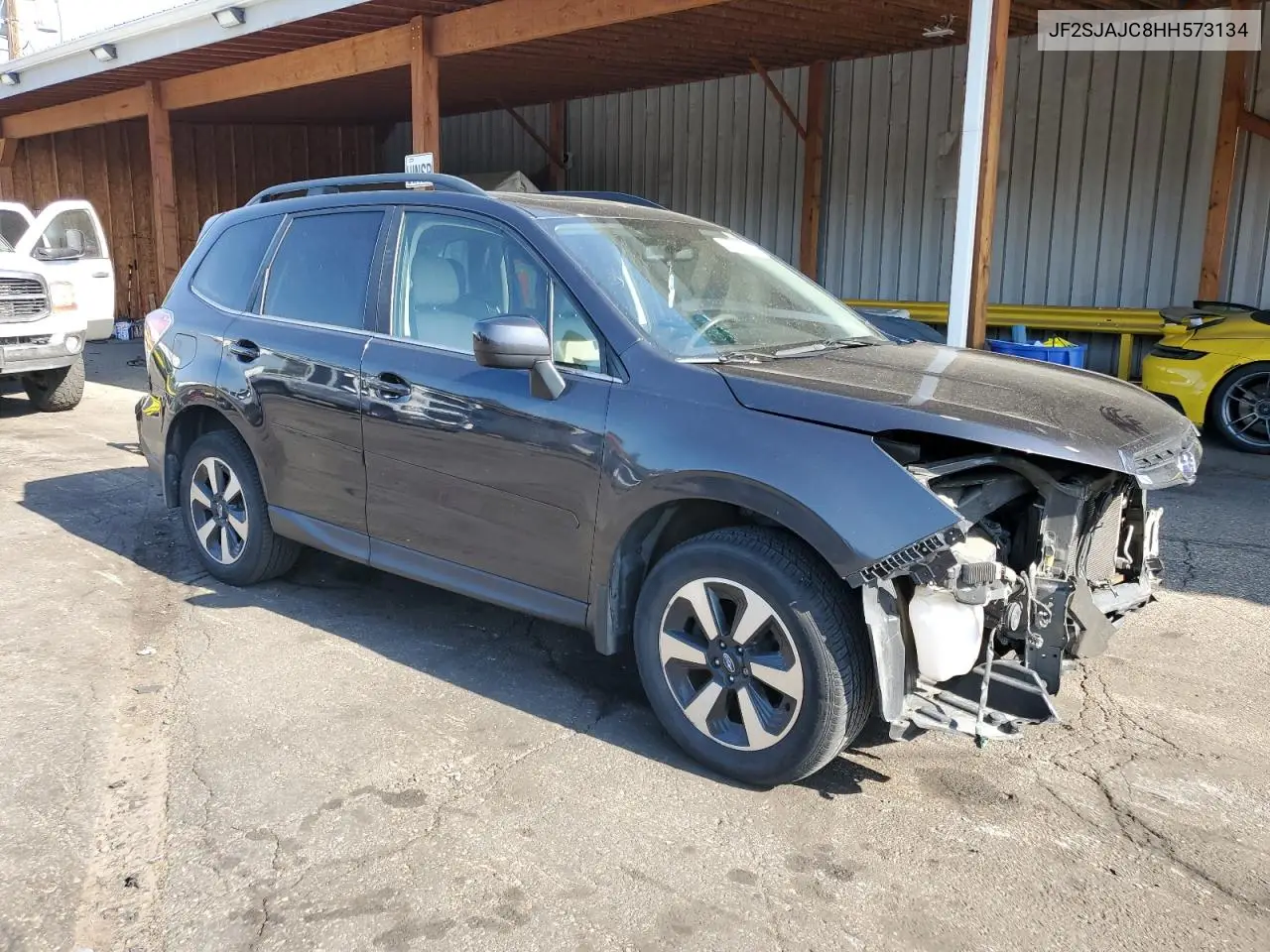 2017 Subaru Forester 2.5I Limited VIN: JF2SJAJC8HH573134 Lot: 62425455