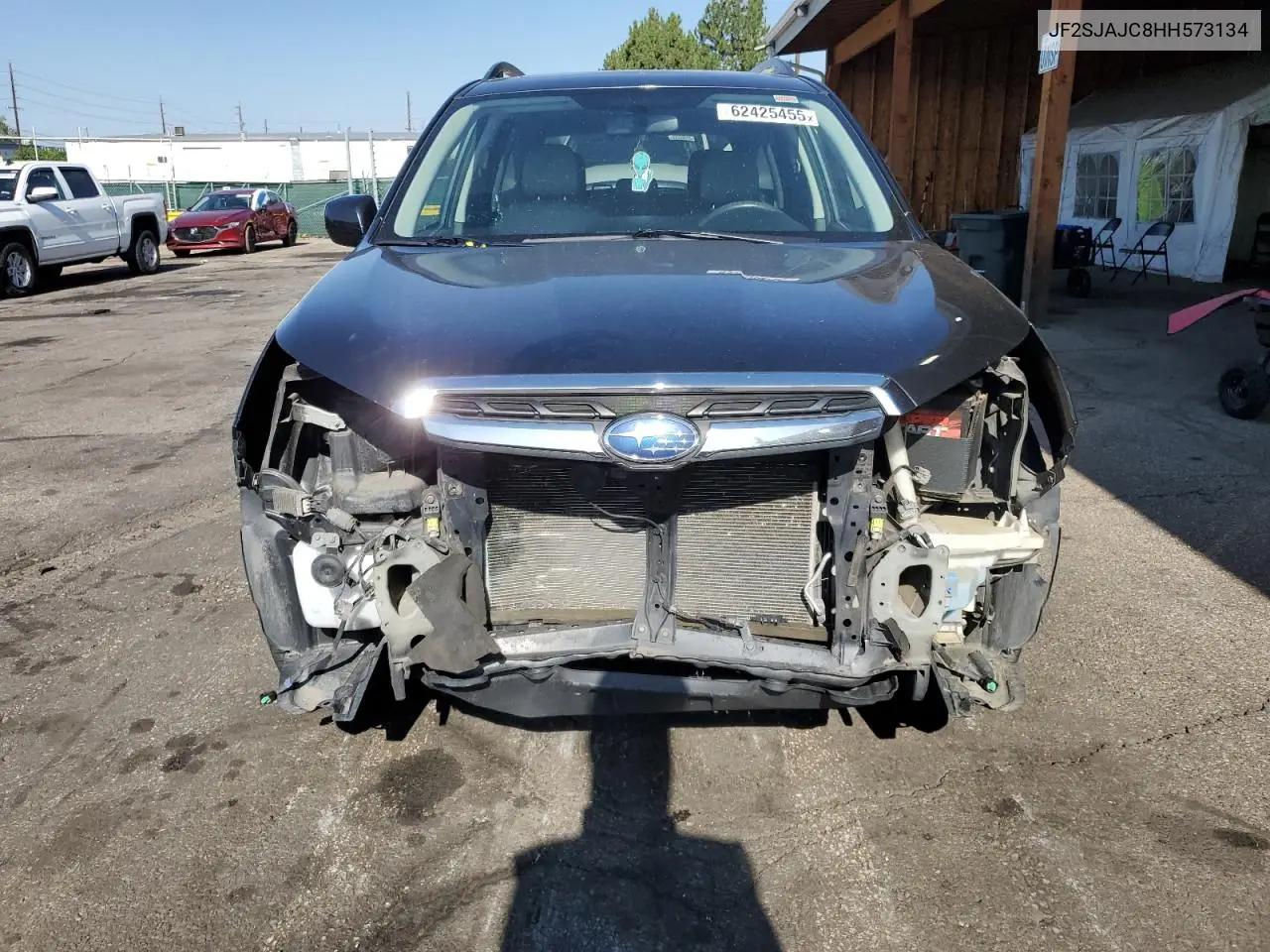 2017 Subaru Forester 2.5I Limited VIN: JF2SJAJC8HH573134 Lot: 62425455