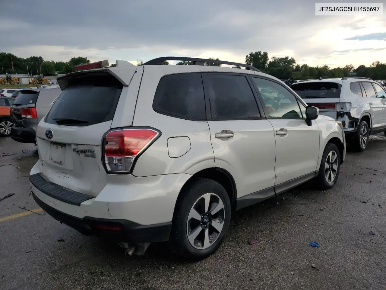 2017 Subaru Forester 2.5I Premium VIN: JF2SJAGC5HH456697 Lot: 62535585