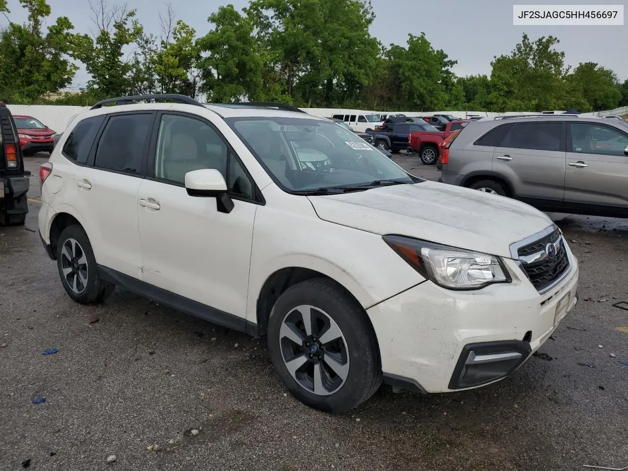 2017 Subaru Forester 2.5I Premium VIN: JF2SJAGC5HH456697 Lot: 62535585