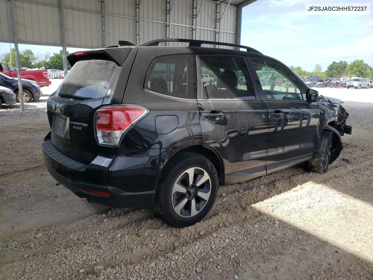 2017 Subaru Forester 2.5I Premium VIN: JF2SJAGC3HH572237 Lot: 62544635