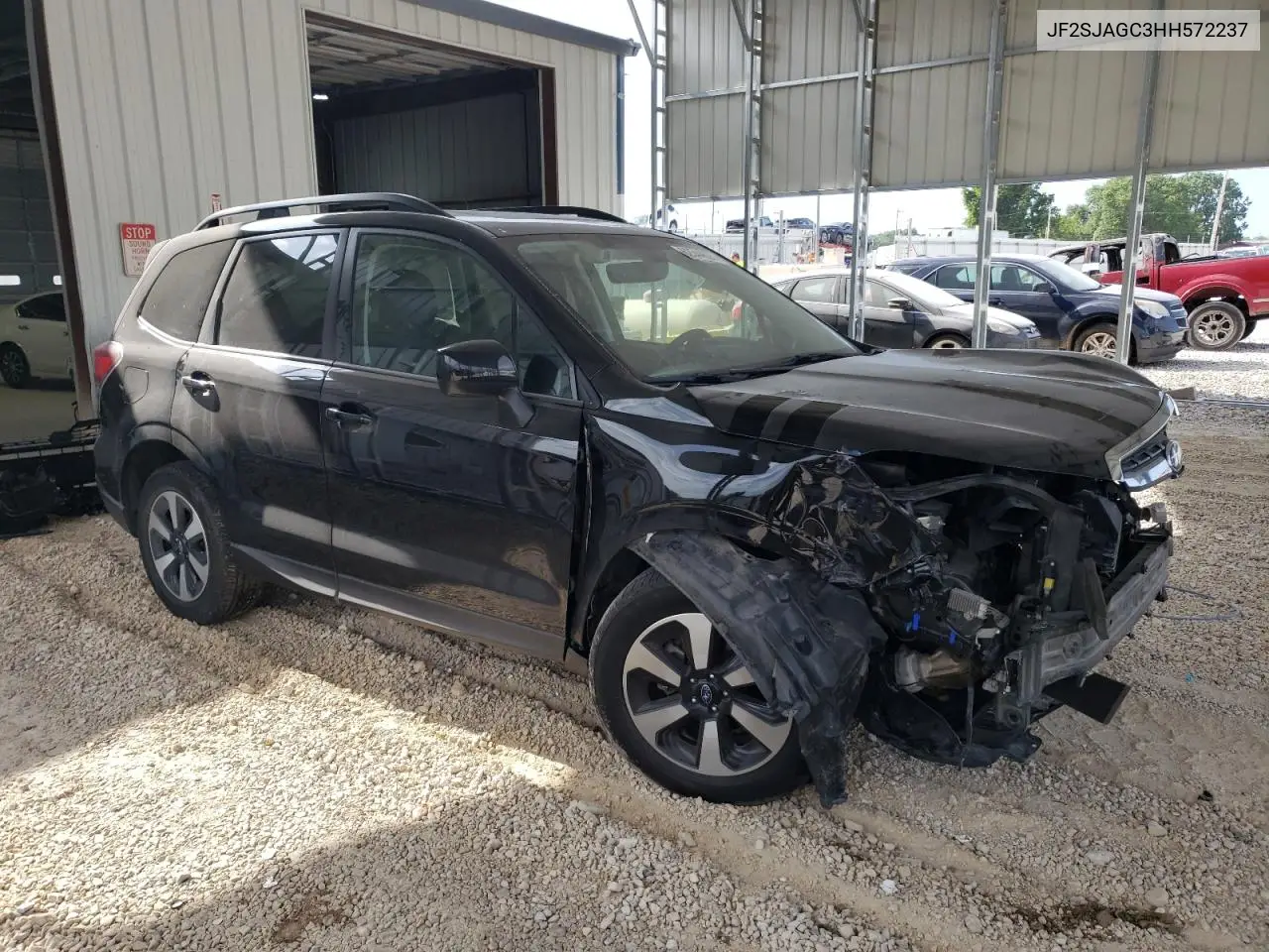 2017 Subaru Forester 2.5I Premium VIN: JF2SJAGC3HH572237 Lot: 62544635